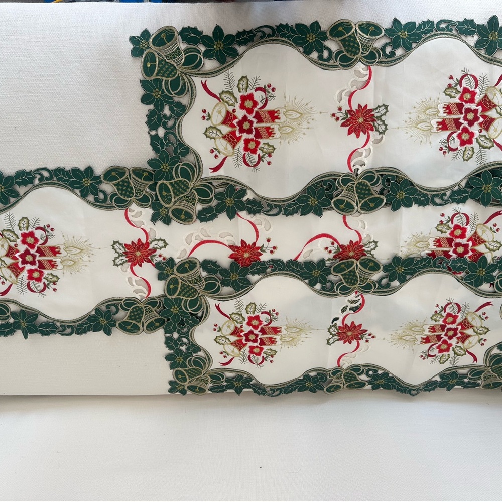 Set of Three Holiday Table Runners